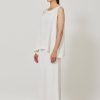 Women Eskandar | A-Line Shell-Long White