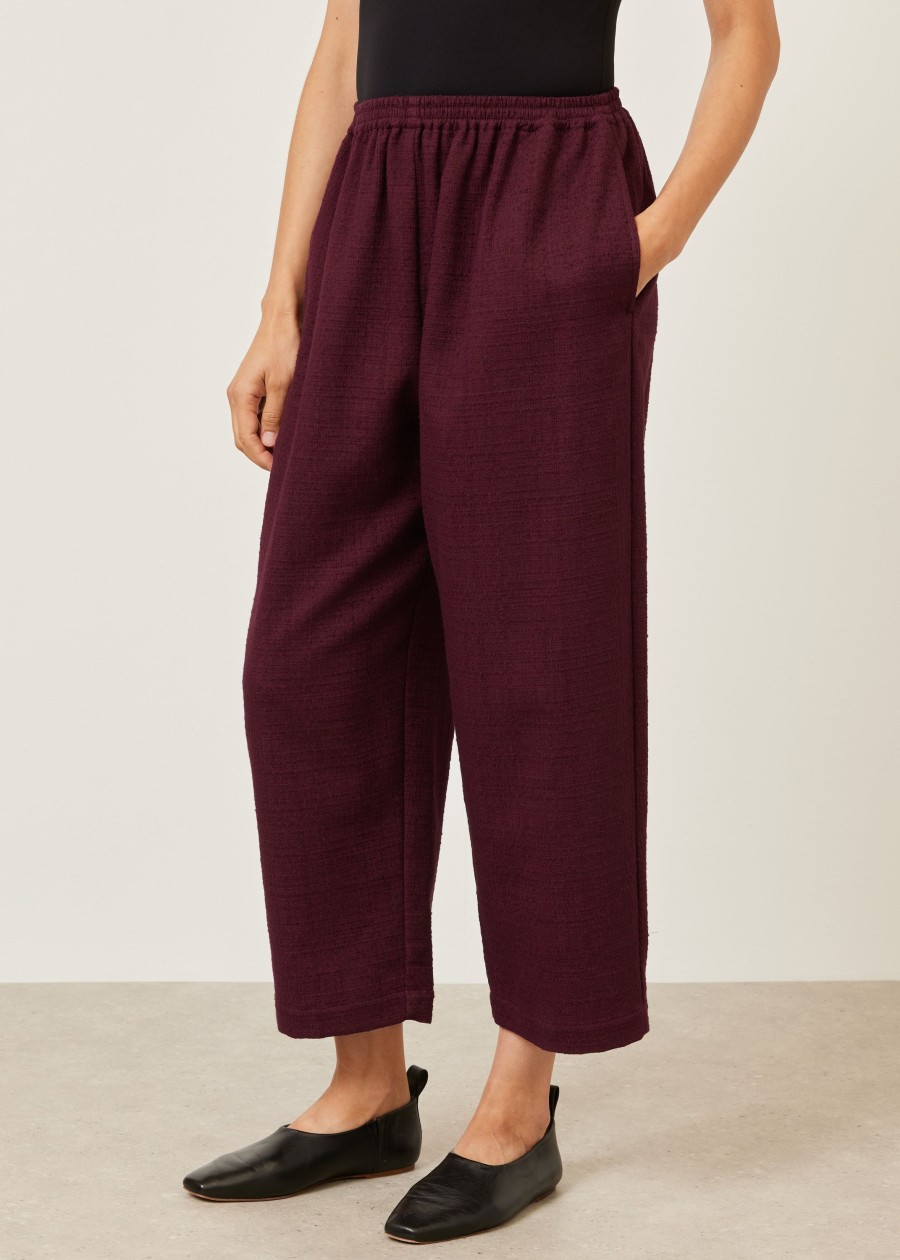 Women Eskandar | Japanese Trouser Cochineal