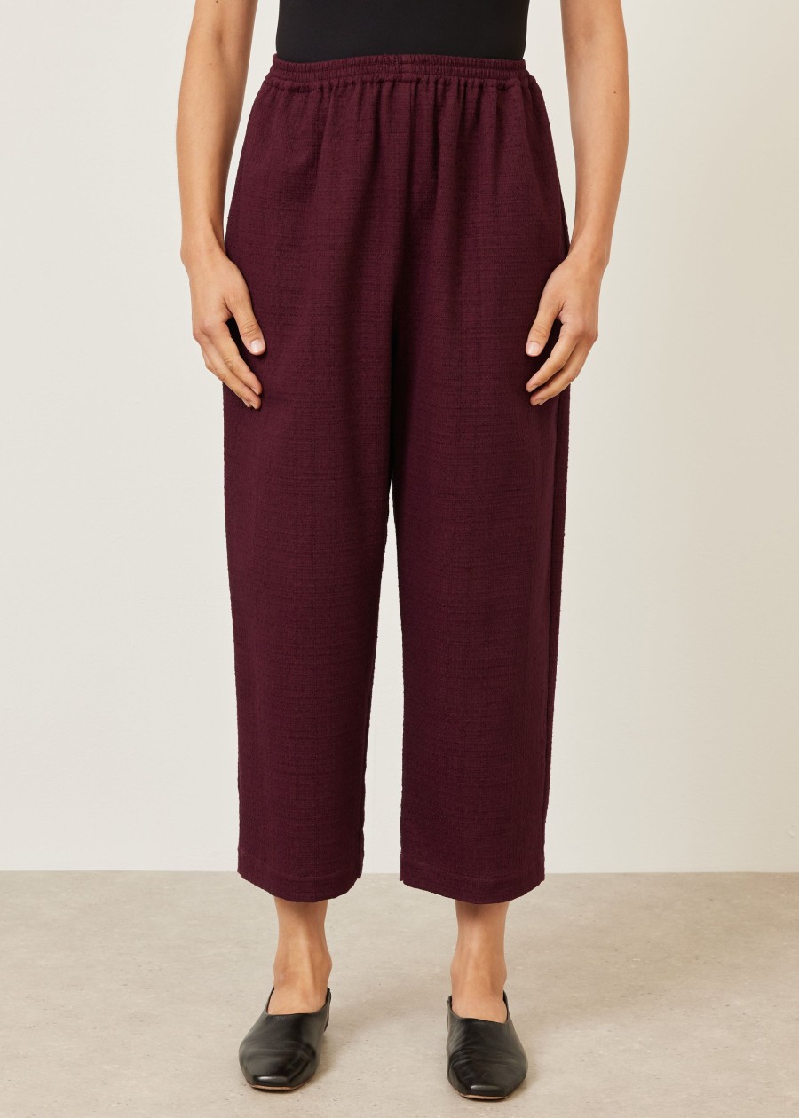 Women Eskandar | Japanese Trouser Cochineal