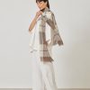 Women Eskandar | Tartan Check Scarf Falcon