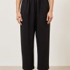 Women Eskandar | Longer Japanese Trouser Black