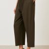 Women Eskandar | Japanese Trouser Greenbronze