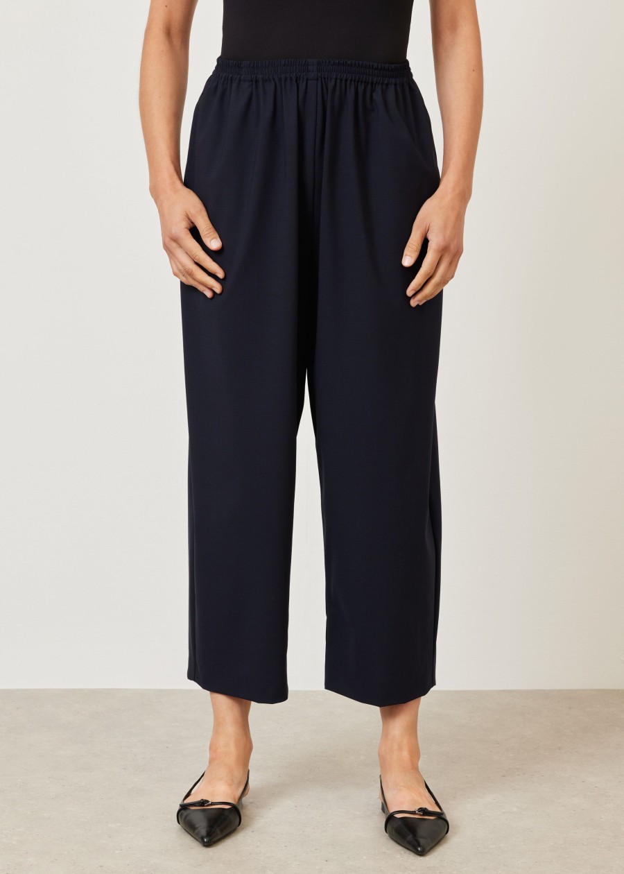 Women Eskandar | Japanese Trouser Navy